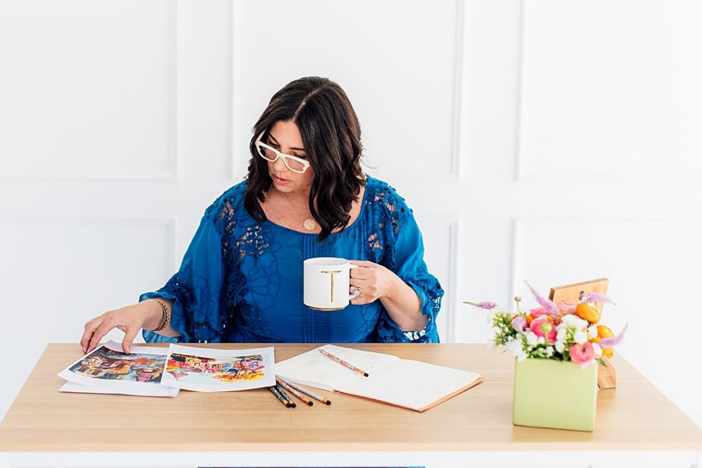 Local children's author branding portraits.